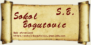 Sokol Bogutović vizit kartica